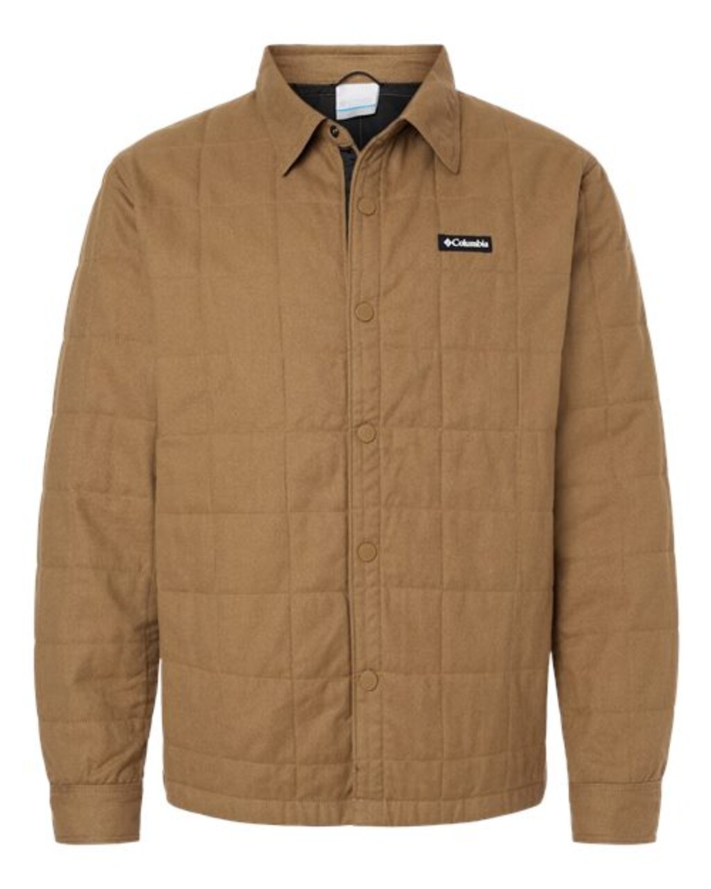 Columbia® Men’s Landroamer Quilted Cotton Shirt Jacket with Snap Closure
